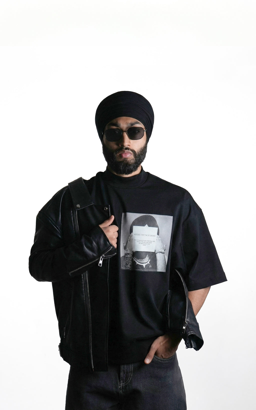 Sidhu Mock Neck T-shirt