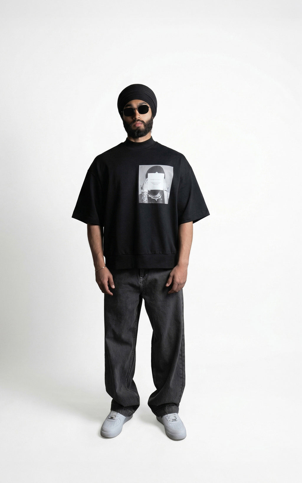 Sidhu Mock Neck T-Shirt