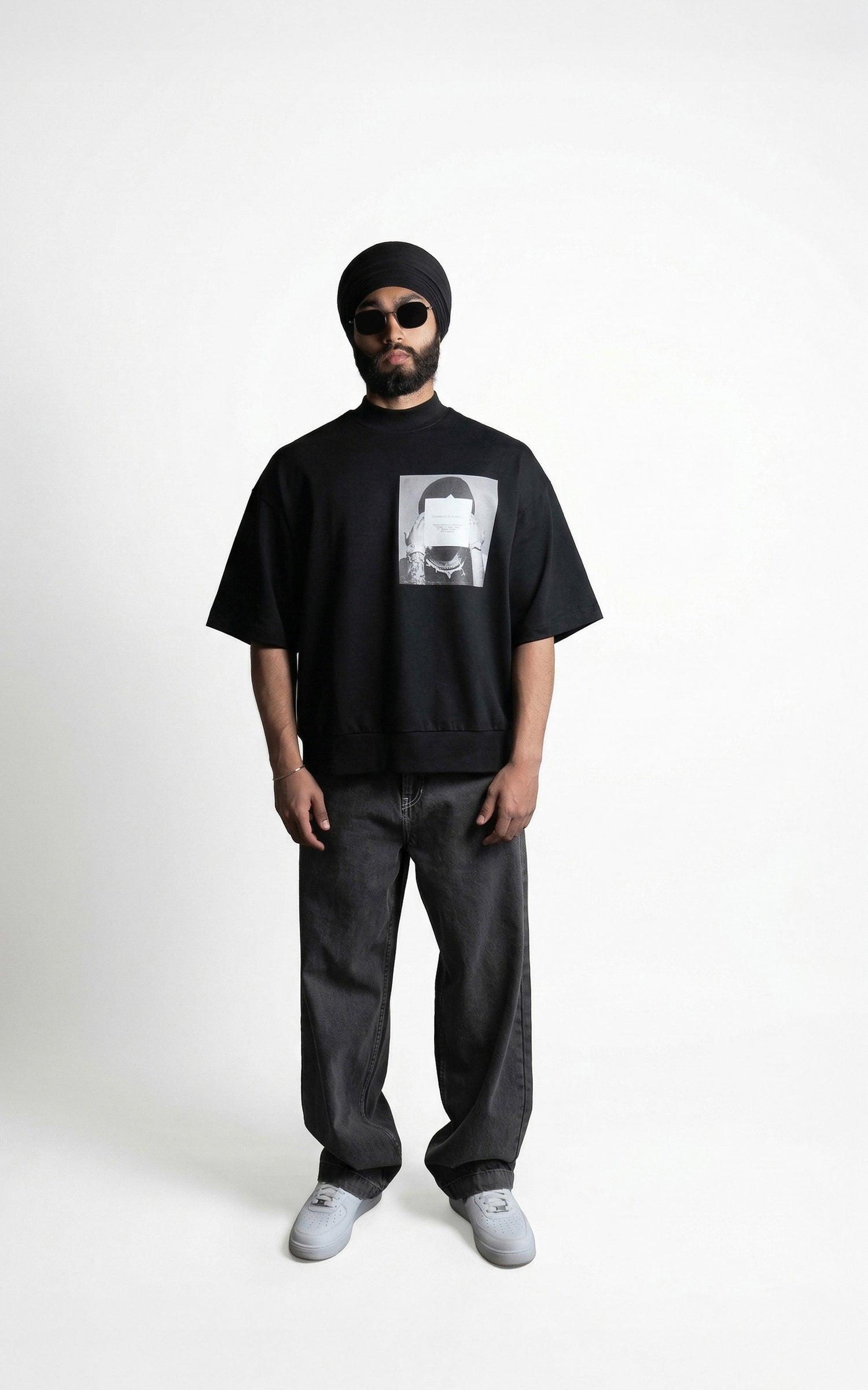 Sidhu Mock Neck T-Shirt
