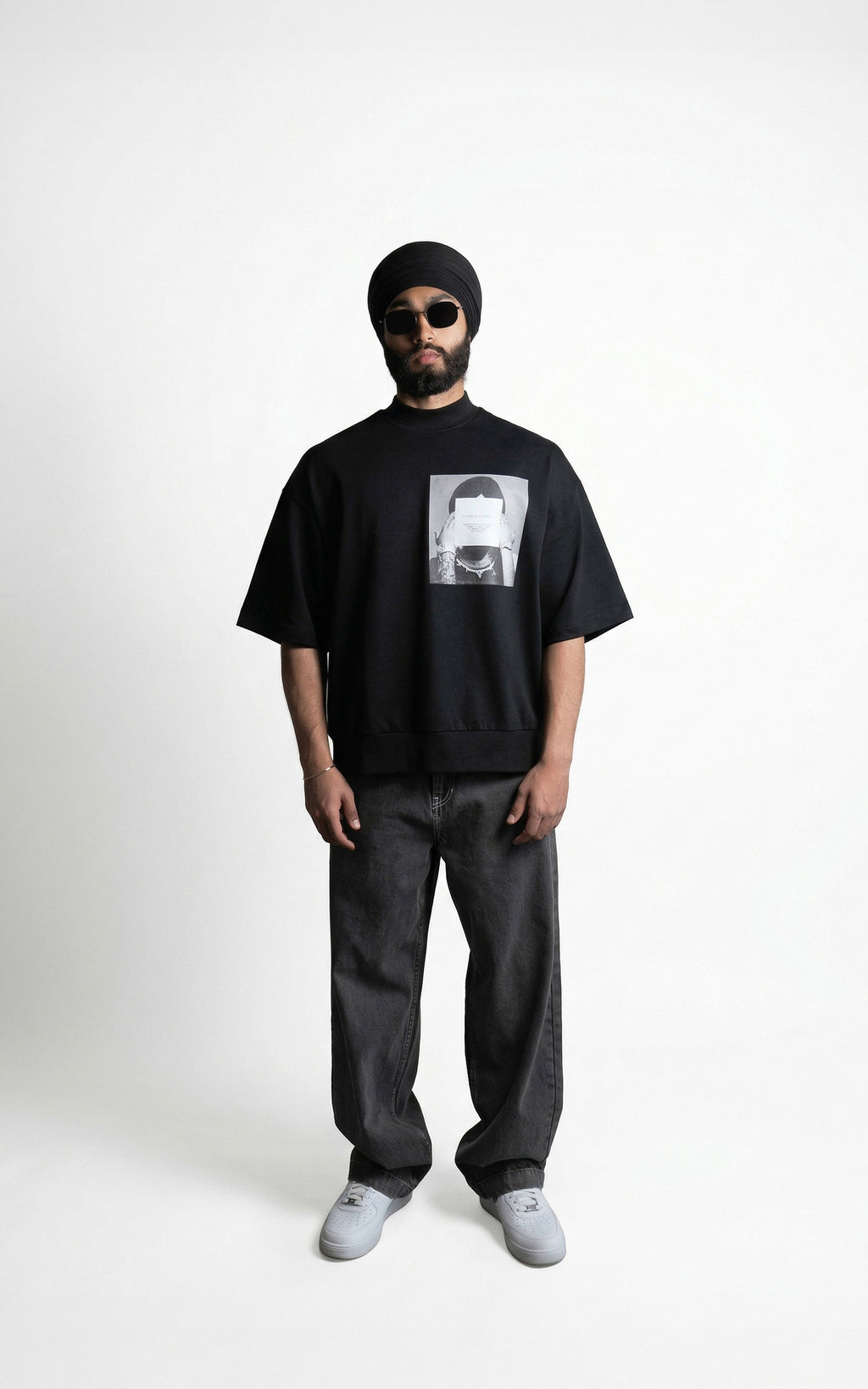 Sidhu Mock Neck T-shirt