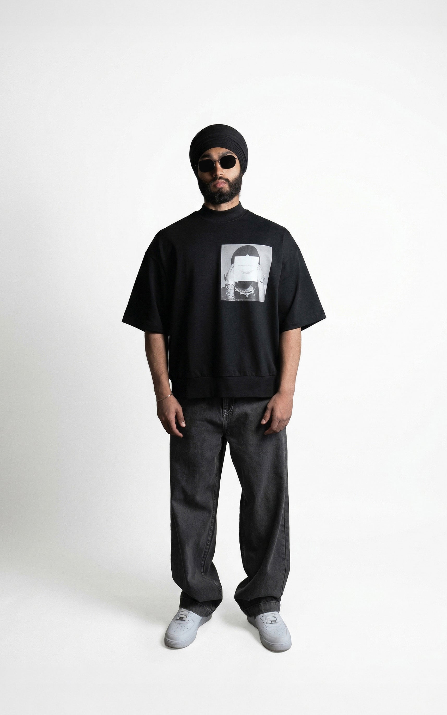 Sidhu Mock Neck T-shirt