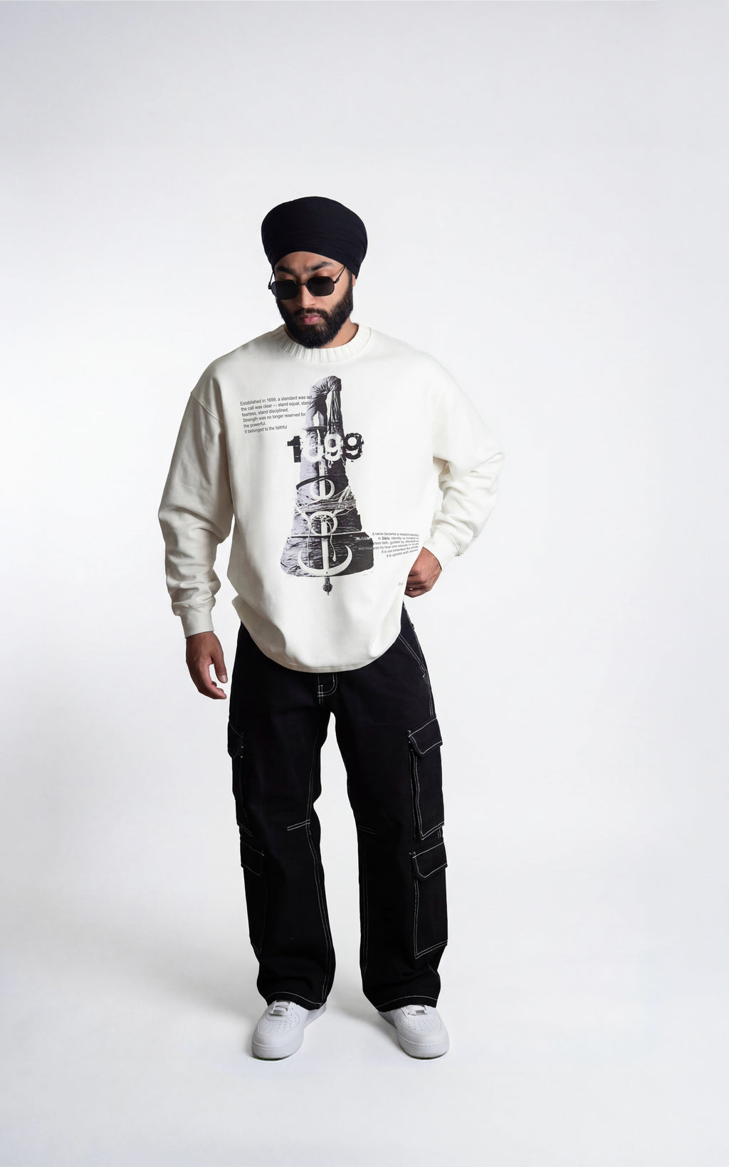 1699 Knitted Oversized Sweatshirt